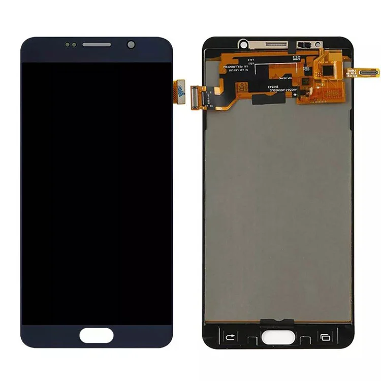 Samsung Galaxy Note 5 LCD OLED OLED -ekraani digiteerija komplekt raamiga