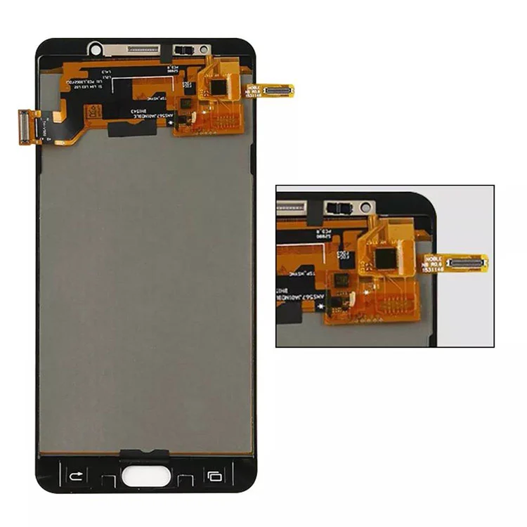 Samsung Galaxy Note 5 LCD OLED OLED -ekraani digiteerija komplekt raamiga