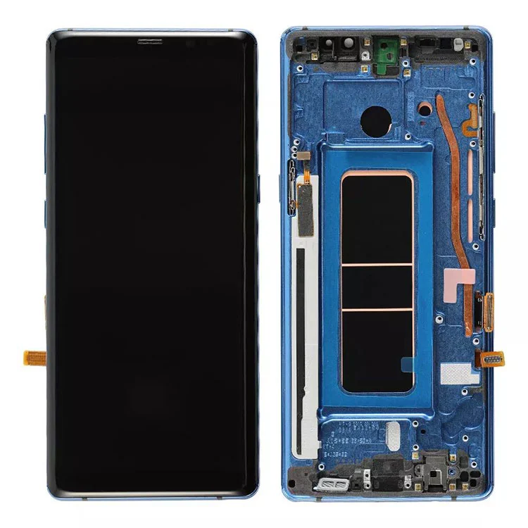Samsung Galaxy Note 8 LCD OLED OLED -ekraani digiteerija komplekt raamiga
