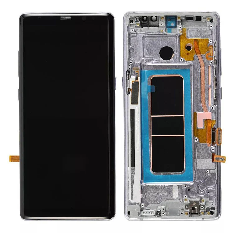 Samsung Galaxy Note 8 LCD OLED OLED -ekraani digiteerija komplekt raamiga