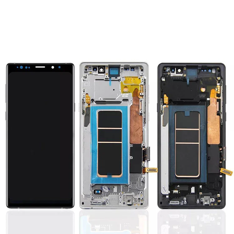 Samsung Galaxy Note 9 LCD OLED OLED -ekraani digiteerija komplekt raamiga
