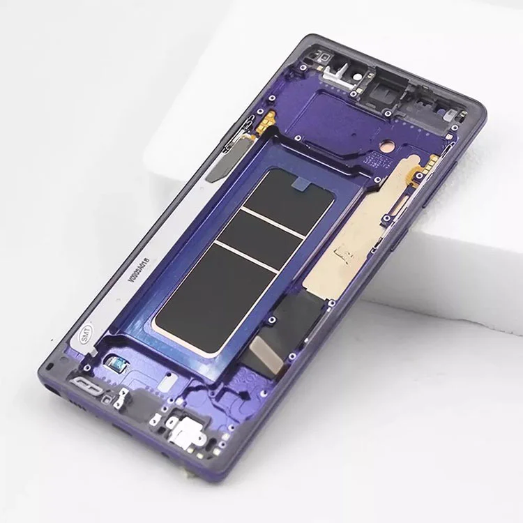 Samsung Galaxy Note 9 LCD OLED OLED -ekraani digiteerija komplekt raamiga