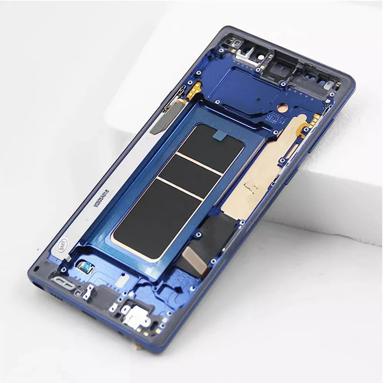 Samsung Galaxy Note 9 LCD OLED OLED -ekraani digiteerija komplekt raamiga
